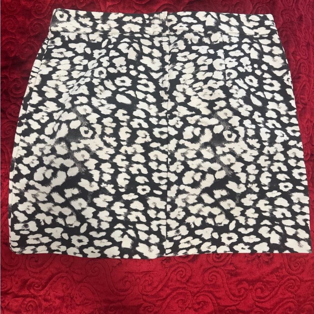Black and white skirt